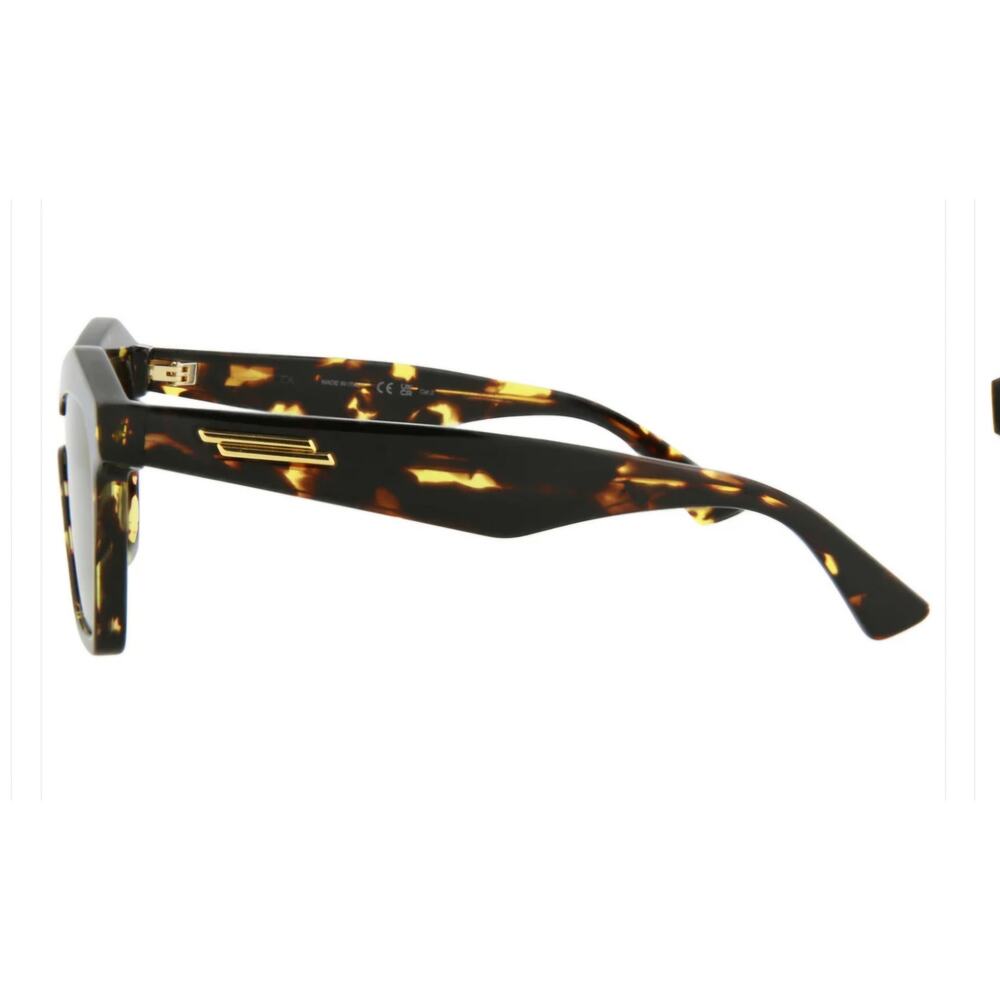 Bottega Veneta Minimalist Geometric Sunglasses Havana Tortoise Brown BV1093S NEW - Picture 11 of 12